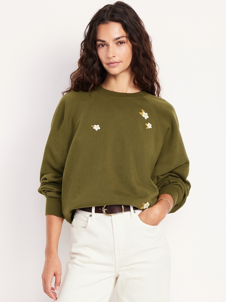 SoComfy Oversized Raglan Sweatshirt