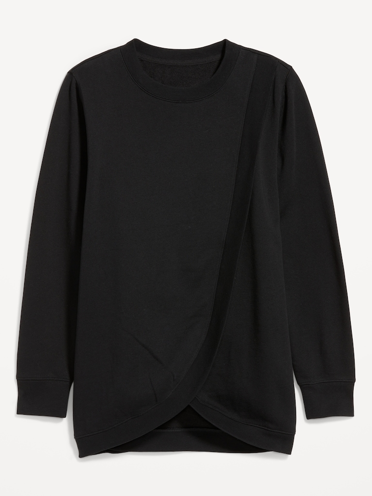 Maternity Cross-Front Nursing Tunic