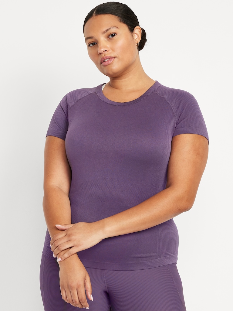 Fluid Seamless Fitted T-Shirt