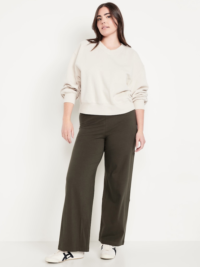 High-Waisted Fashion Wide-Leg Leggings