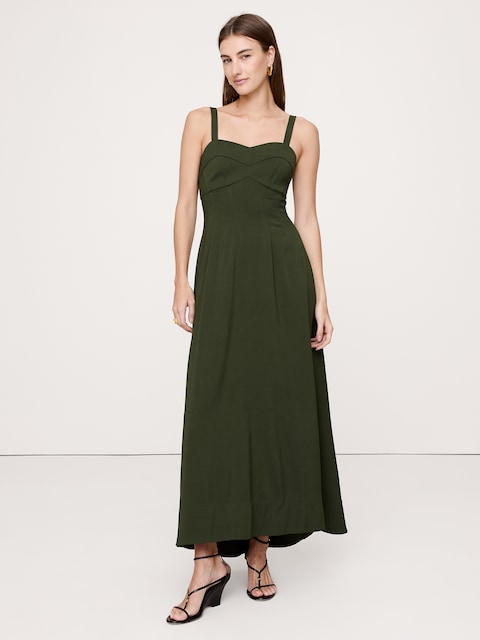 Women's Green Dresses & Jumpsuits | Banana Republic