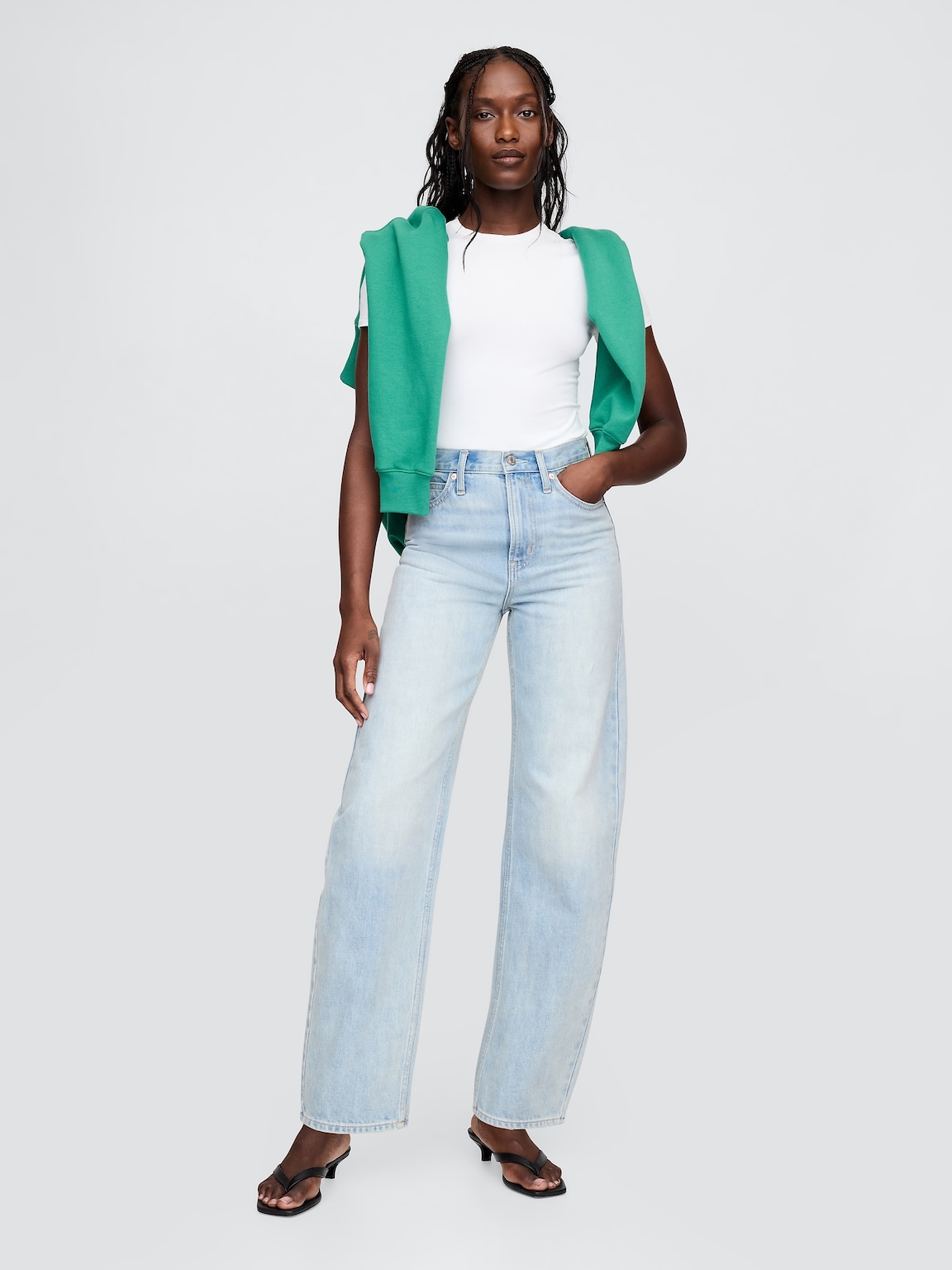 CloseKnit Jersey T-Shirt Thong Bodysuit