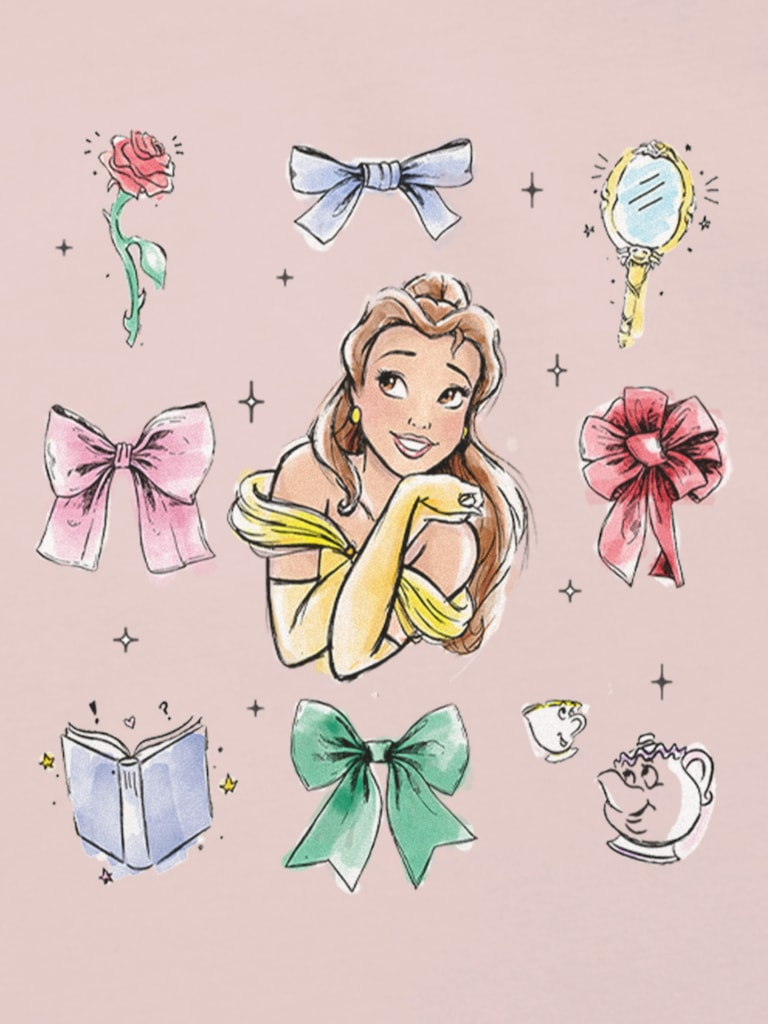 Toddler Belle Bows Graphic T-Shirt