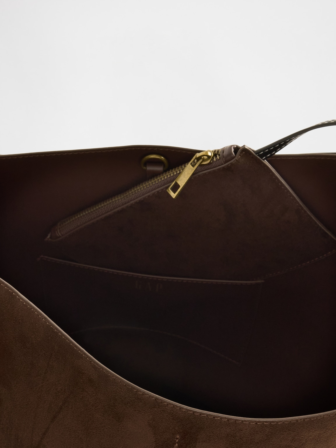 Vegan Suede Bucket Bag