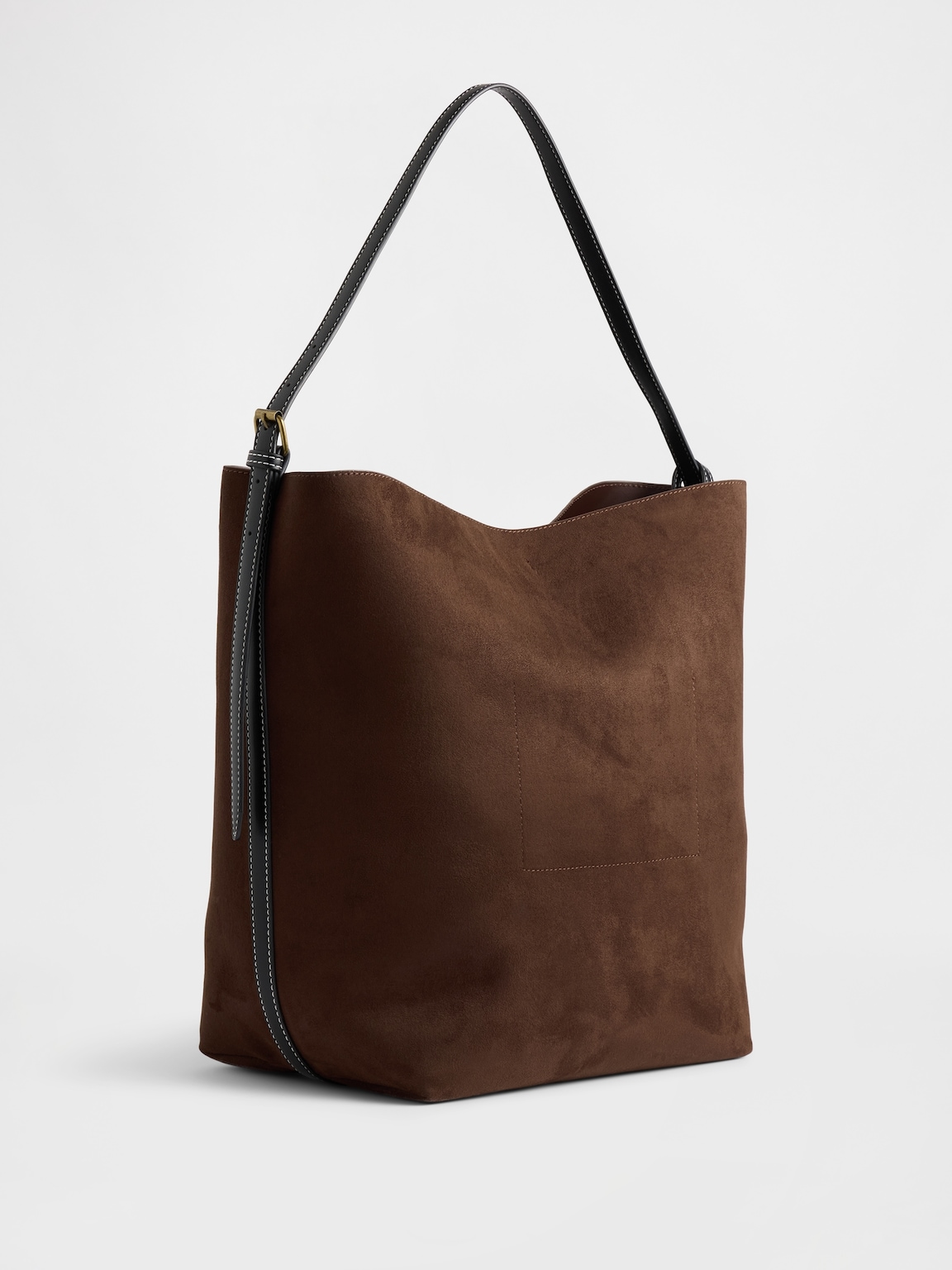 Vegan Suede Bucket Bag