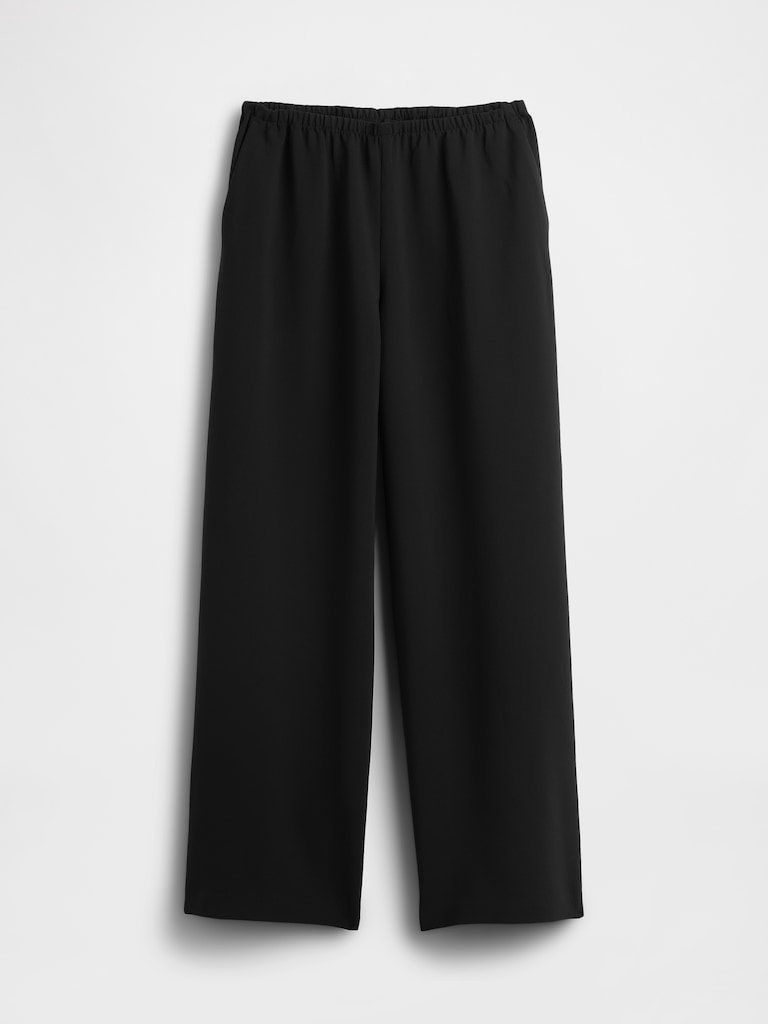 Easy Wide-Leg Pants