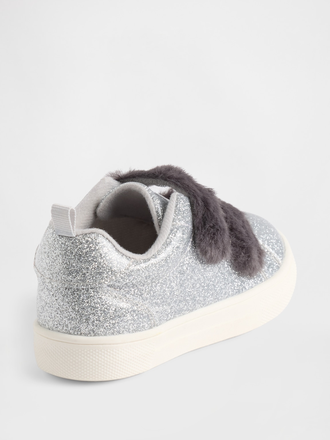 Toddler Vegan Fur Glitter Sneakers