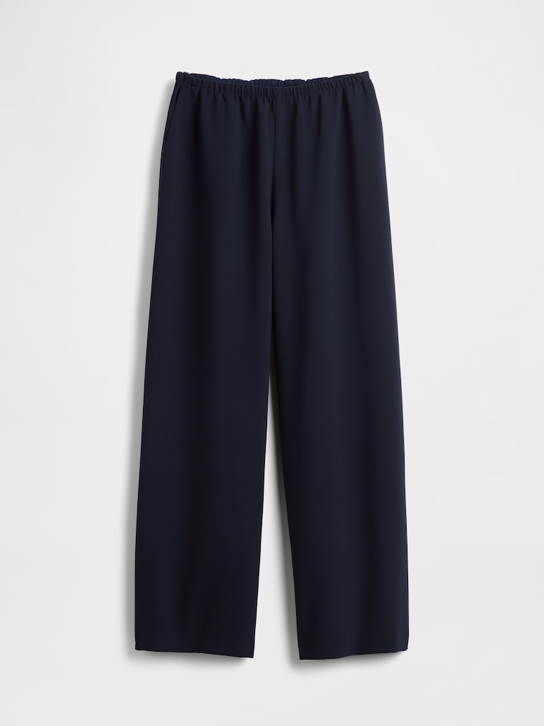 Easy Wide-Leg Pants