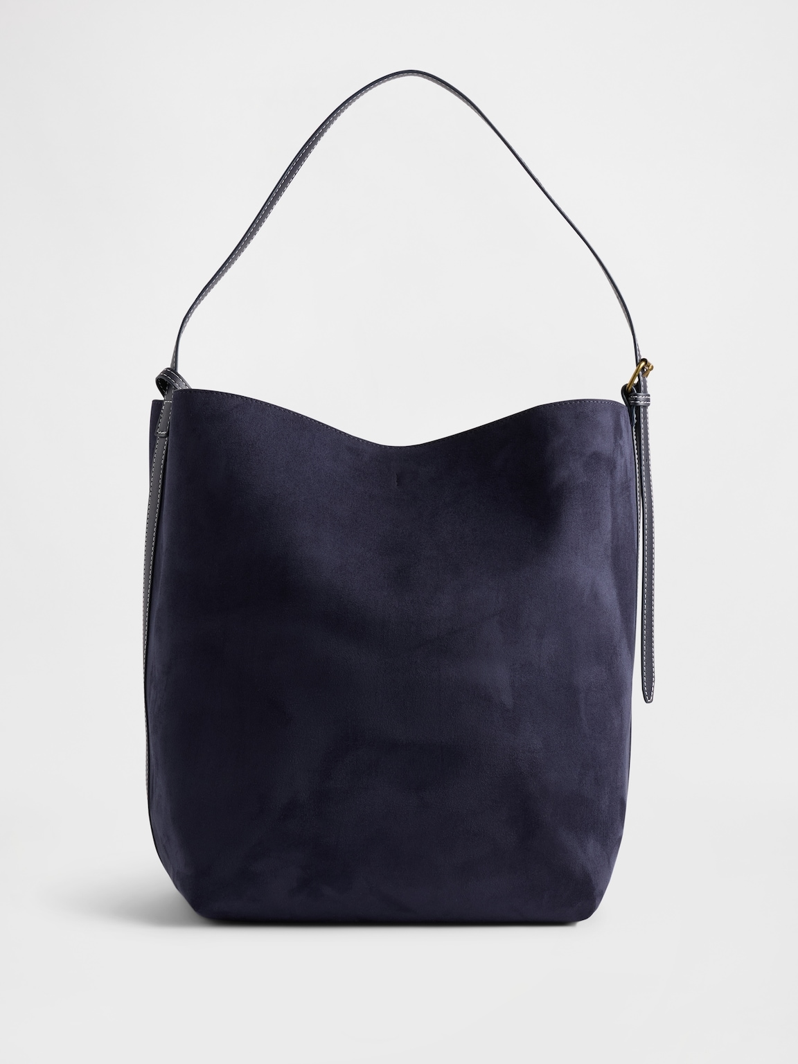 Vegan Suede Bucket Bag