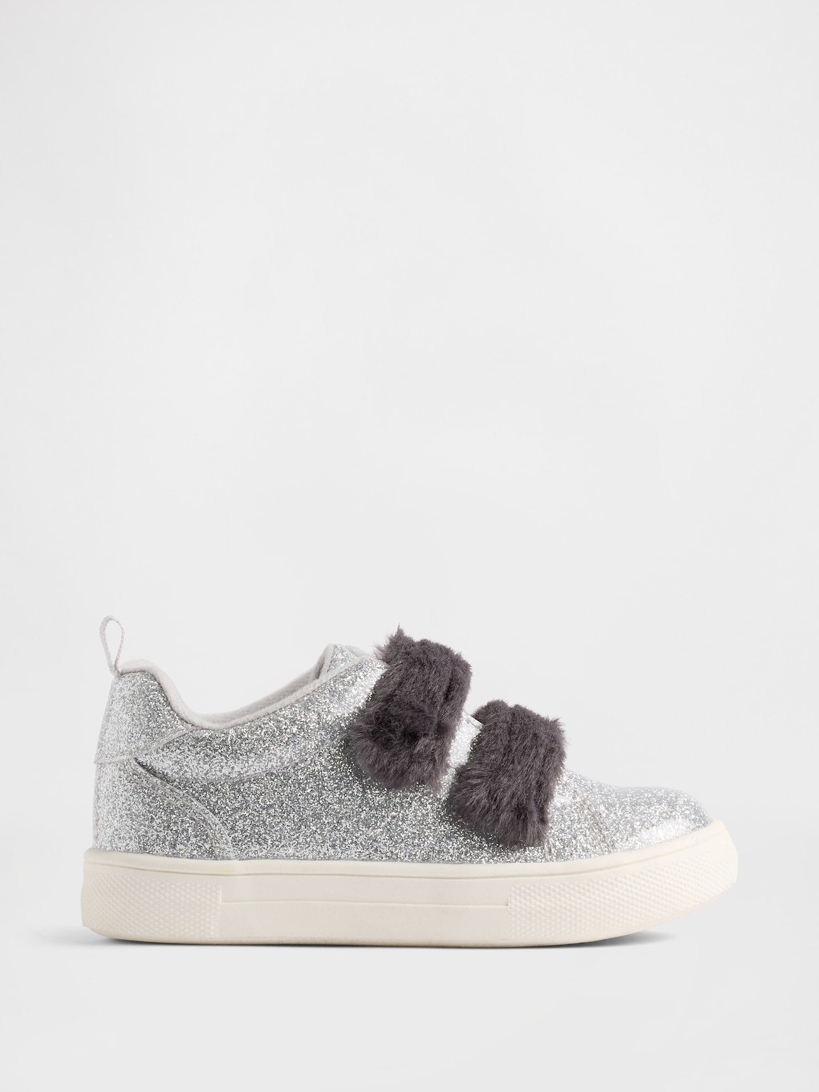 Toddler Vegan Fur Glitter Sneakers