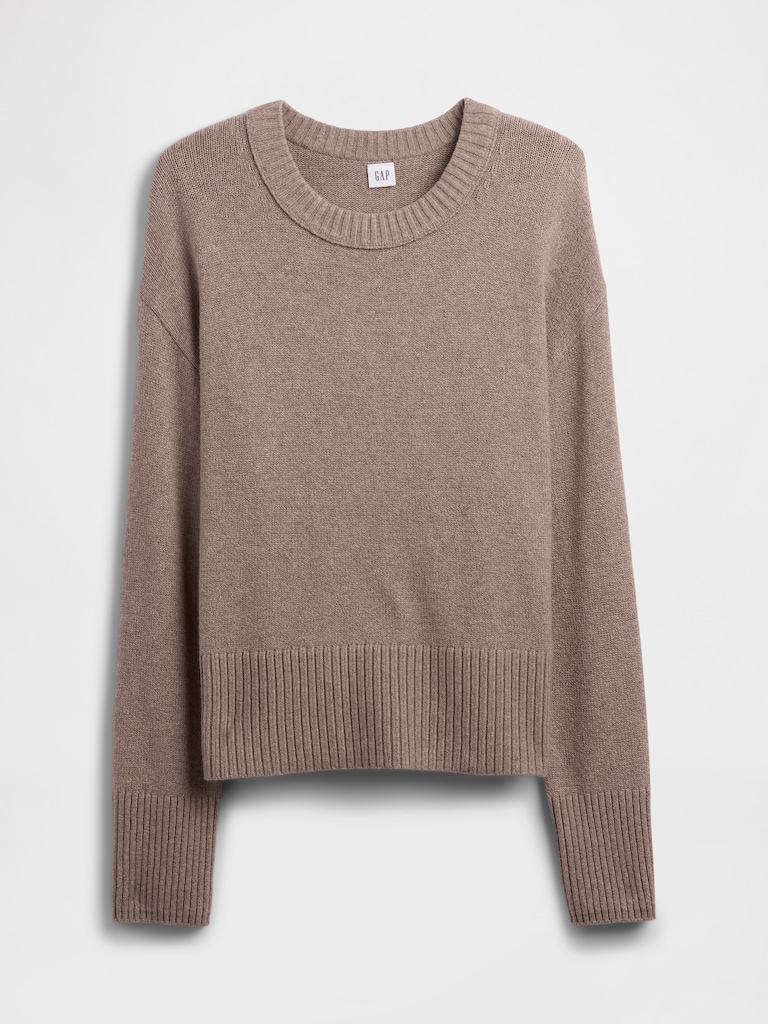 CashSoft Relaxed Crewneck Sweater