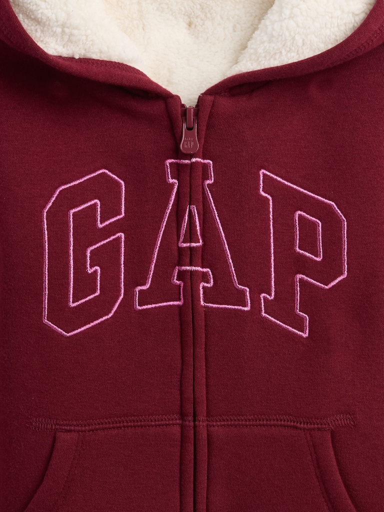 babyGap Sherpa Logo Hoodie