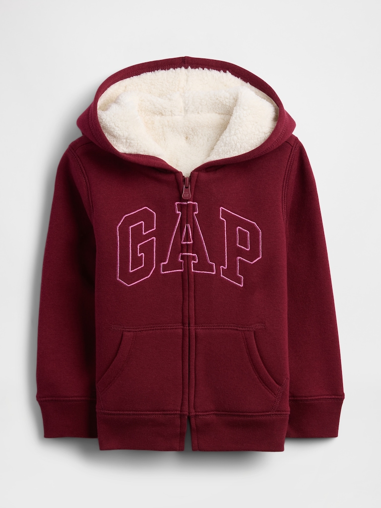 babyGap Sherpa Logo Hoodie