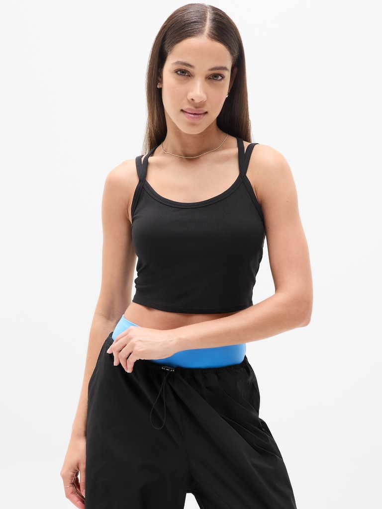 Signature Rib Double Strap Tank