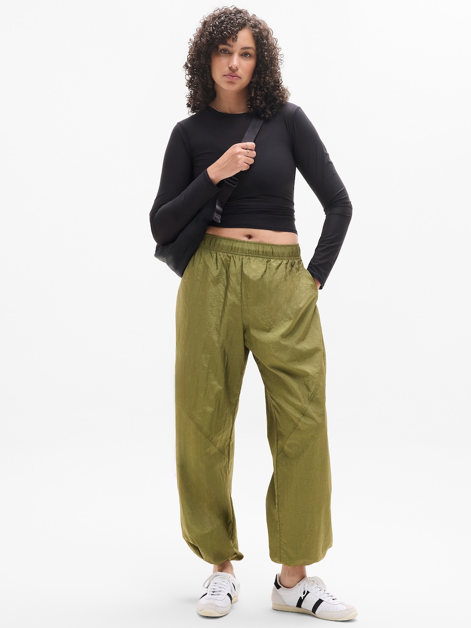 Lunar Sheen Utility Mid Rise Pant