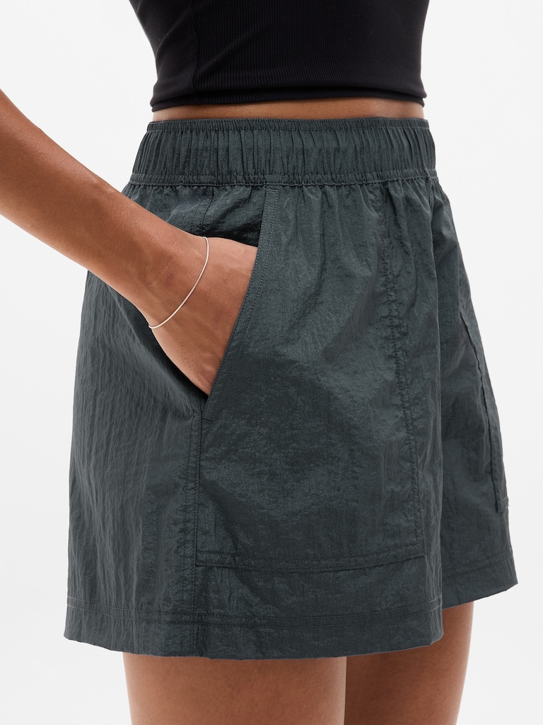 Lunar Sheen Utility High Rise Short