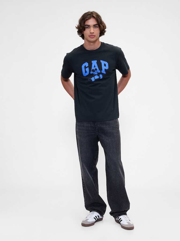 Gap × Disney Mickey Mouse Everyday Soft Relaxed Logo T-Shirt