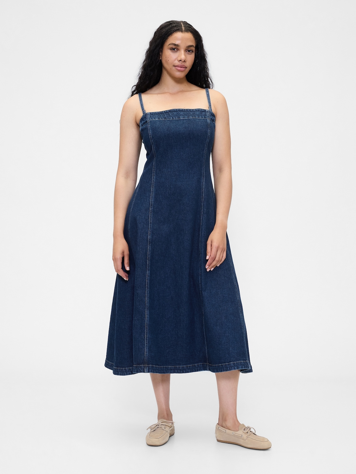Denim Midi Dress