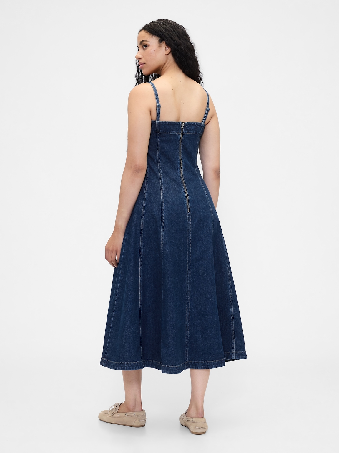 Denim Midi Dress