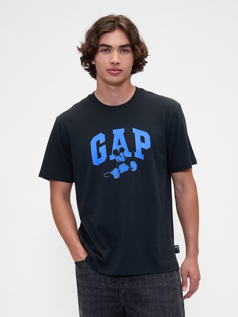 GAP Maglietta grafica da uomo, Fiordaliso Morbido 452, S