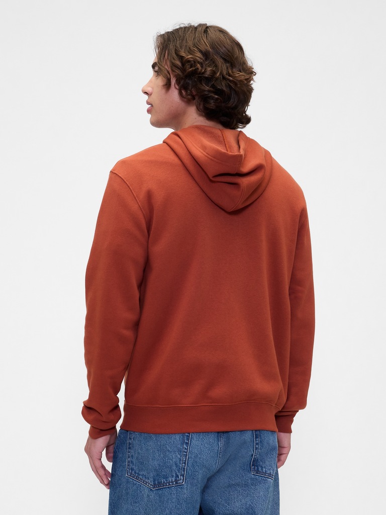 Relaxed Gap Logo Zip Hoodie