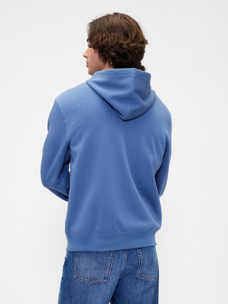 Relaxed Gap Logo Zip Hoodie