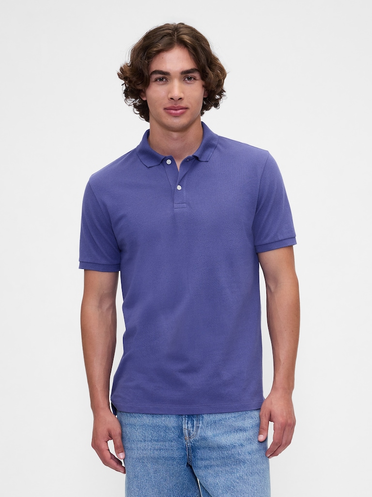 Stretch Pique Polo Shirt