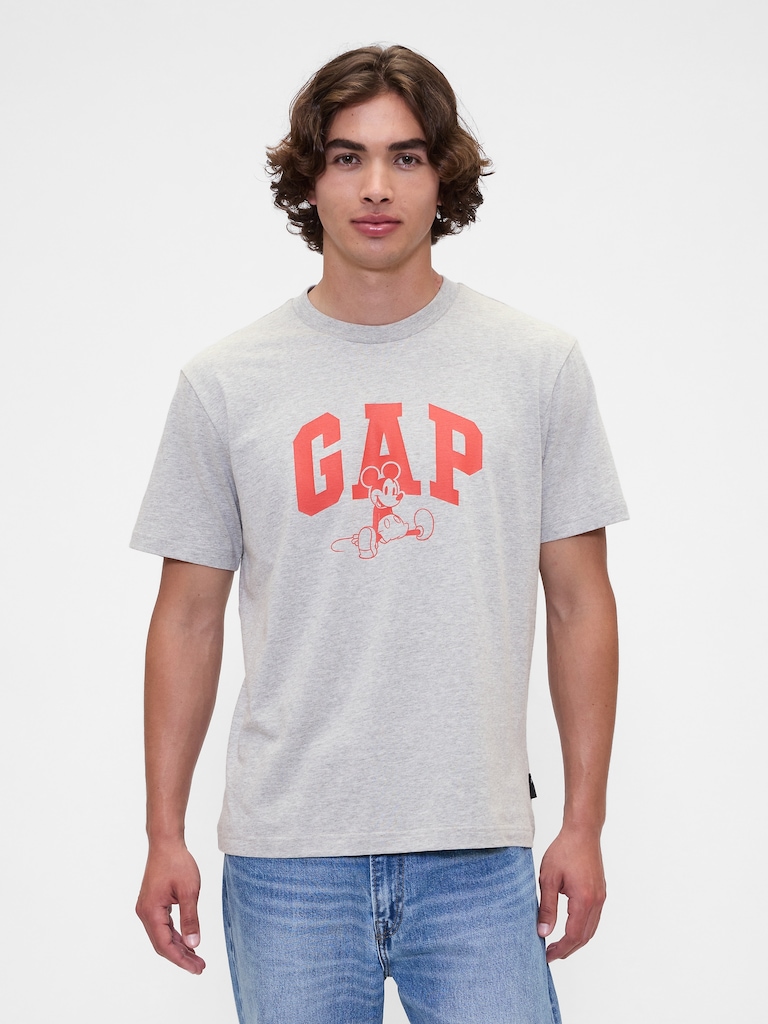 Gap × Disney Mickey Mouse Everyday Soft Relaxed Logo T-Shirt