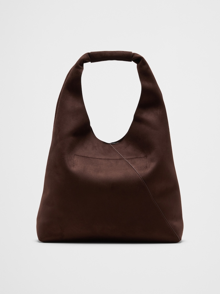 Vegan Leather Slouchy Tote