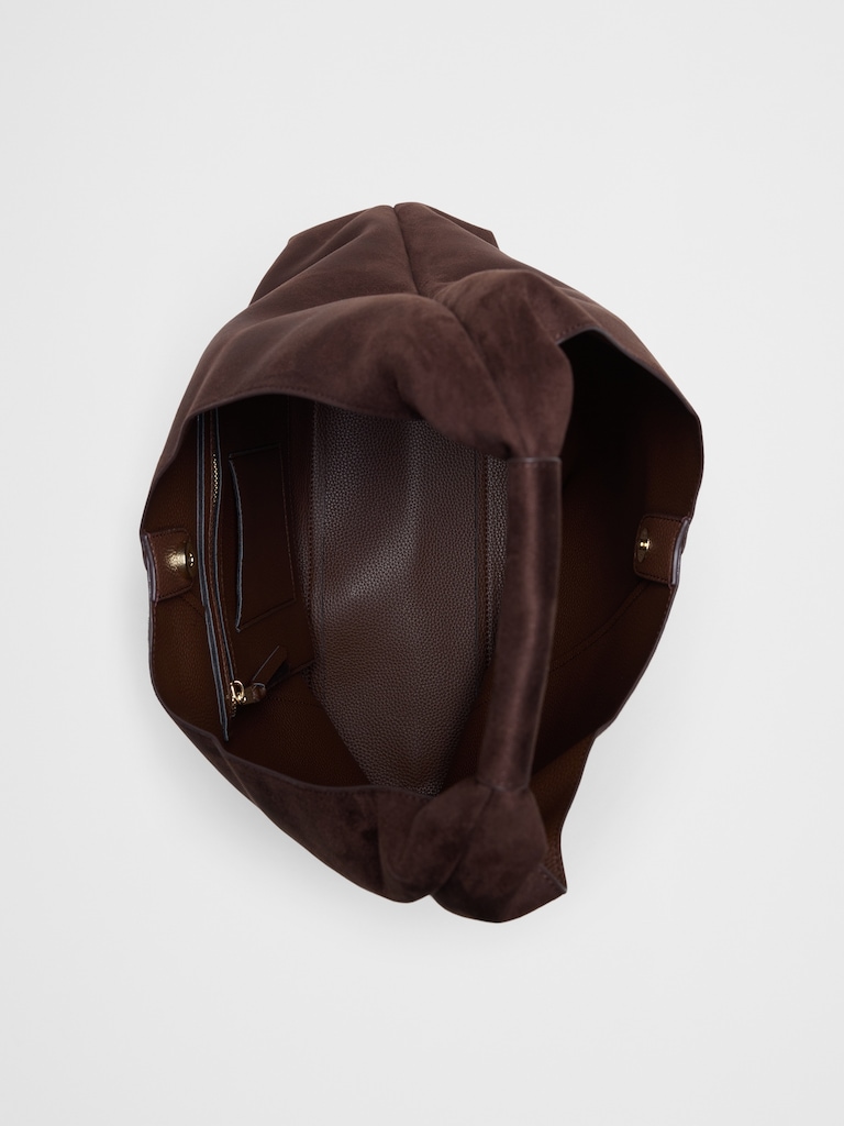 Vegan Leather Slouchy Tote