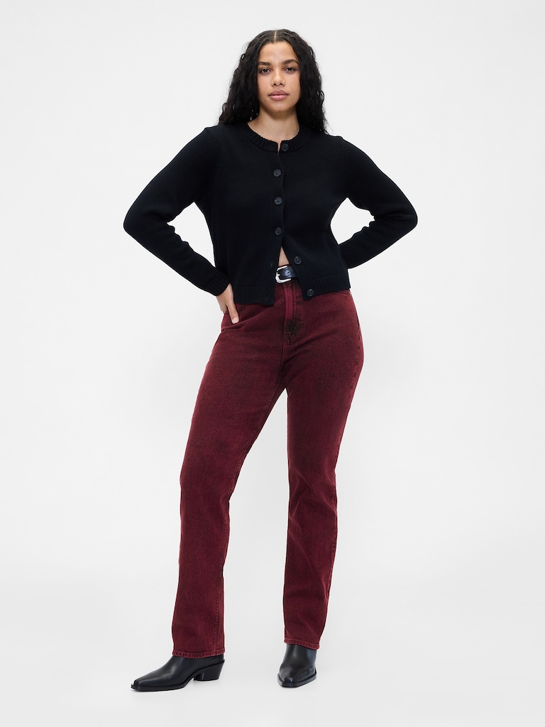 High Rise '90s Straight Jeans