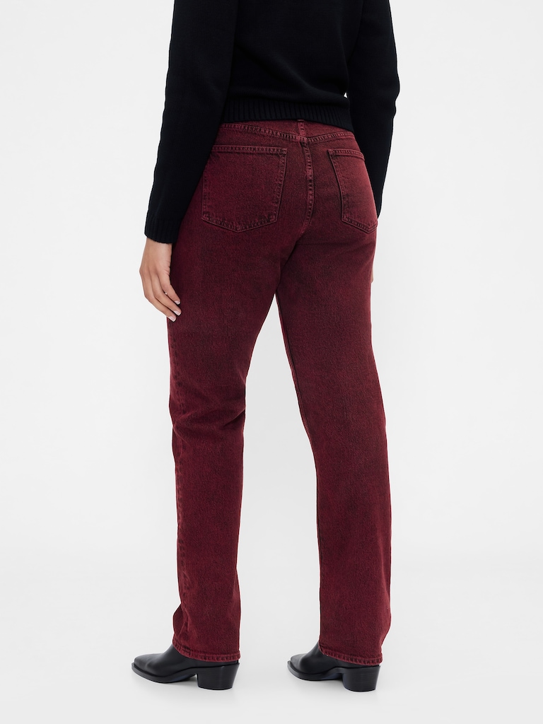 High Rise '90s Straight Jeans