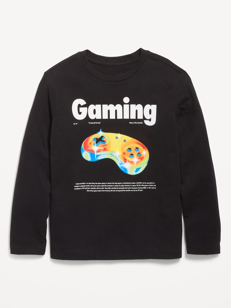 Long-Sleeve Graphic T-Shirt for Boys
