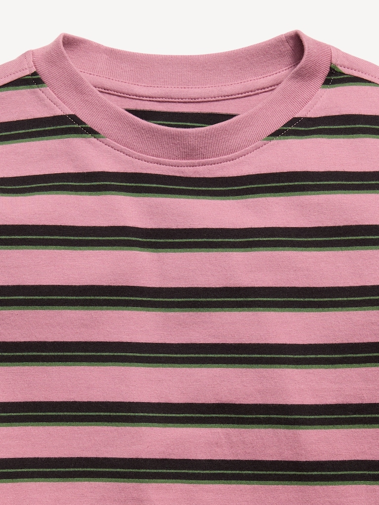 T-shirt surdimensionné à manches longues à motif pour garçon