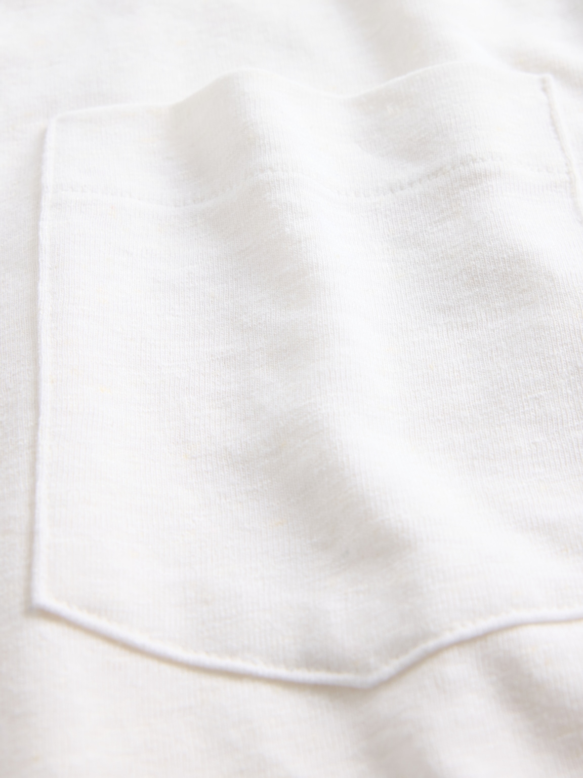 Linen-Blend Ruffle PJ Shirt