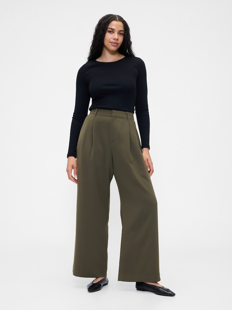 365 High Rise Pleated Trousers