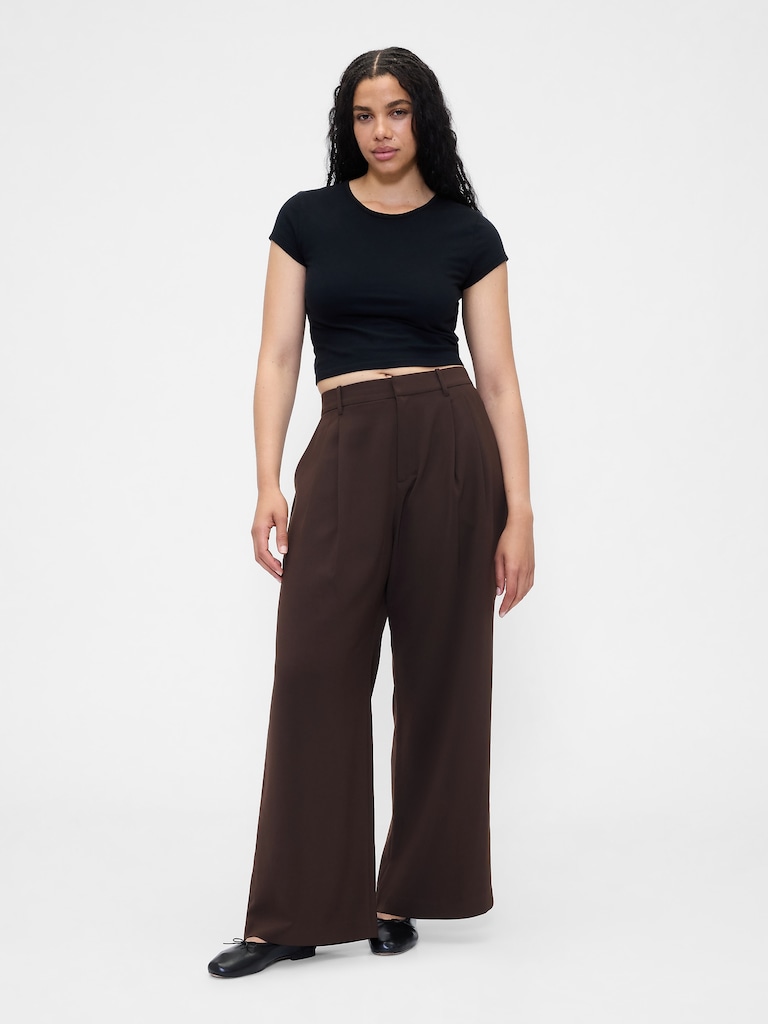 365 High Rise Pleated Trousers