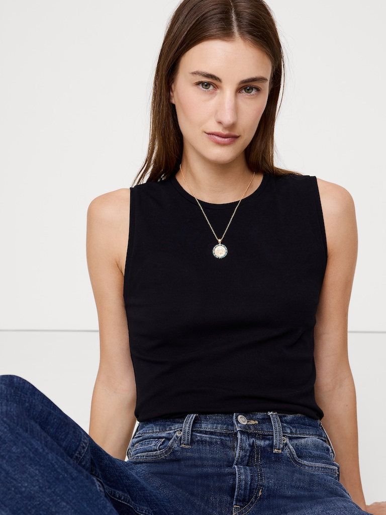 Wanderlust Celestial Petite Pendant Coin with Chain by Jane Win