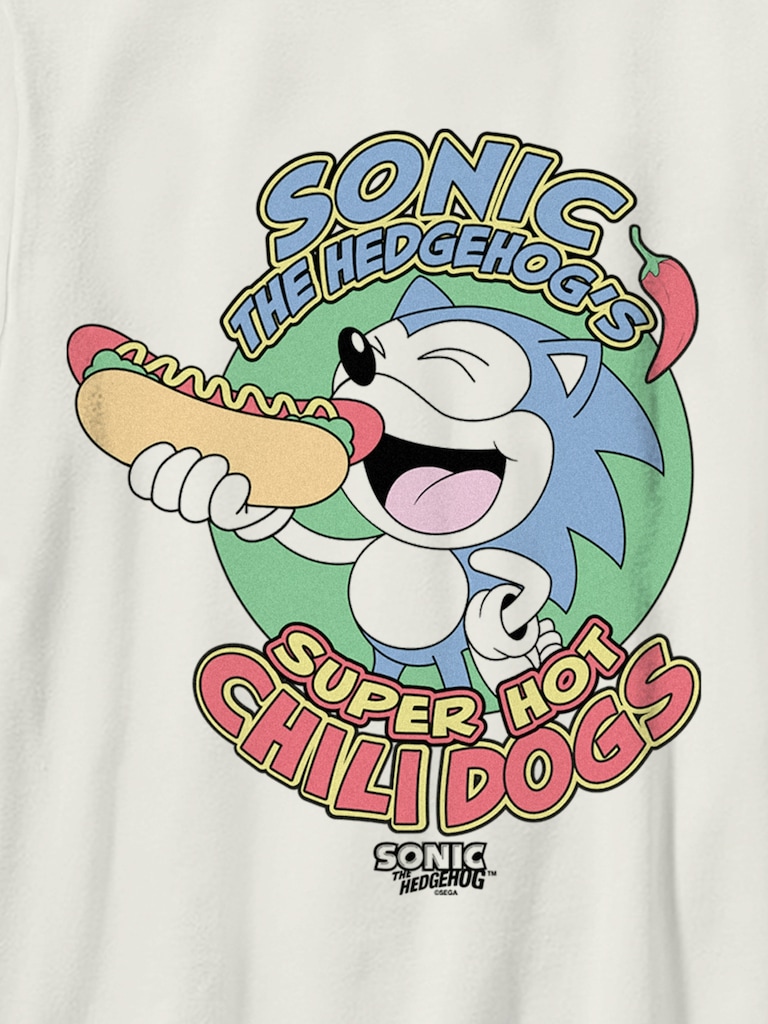Kids Sonic The Hedgehog Chilidogs Graphic T-Shirt