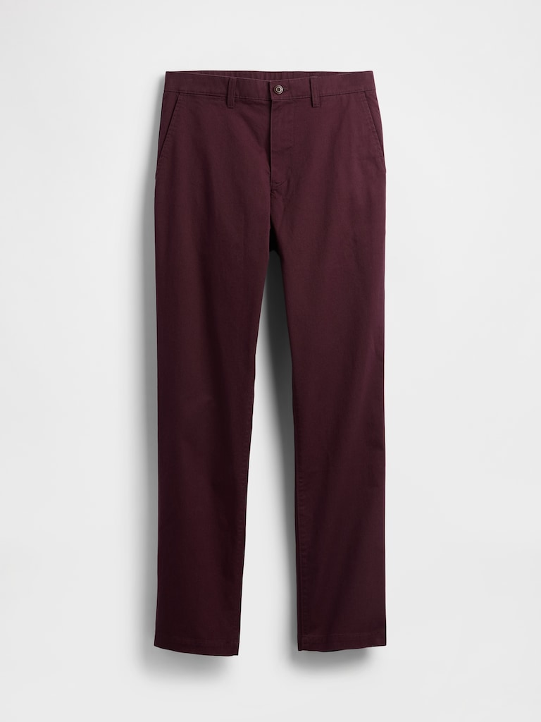Modern Straight Khakis