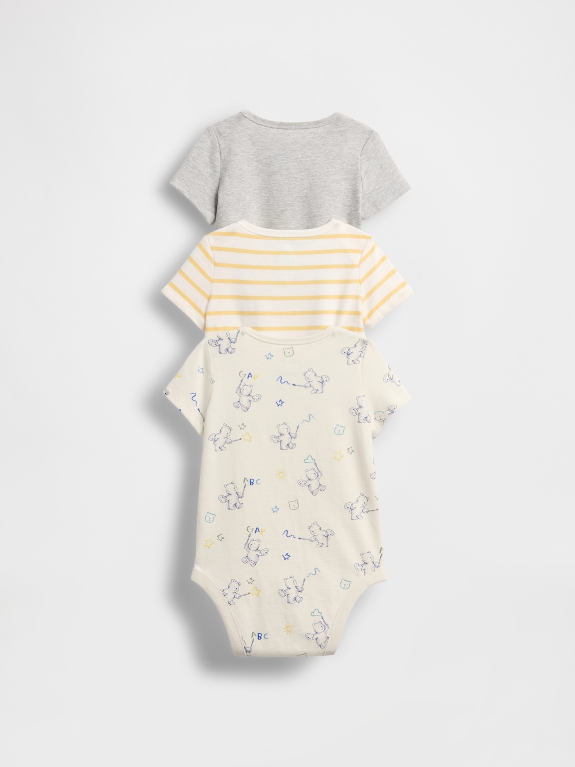 Baby First Favorites Organic Cotton Bodysuit (3-Pack)