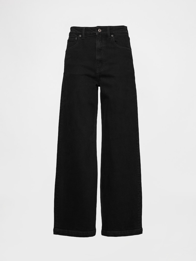 Extra High Rise Stride Wide-Leg Jeans