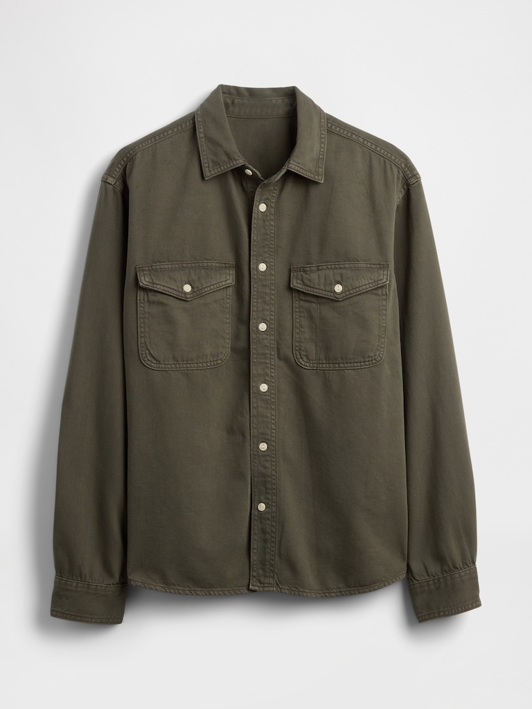 UltraSoft Denim Relaxed Shirt