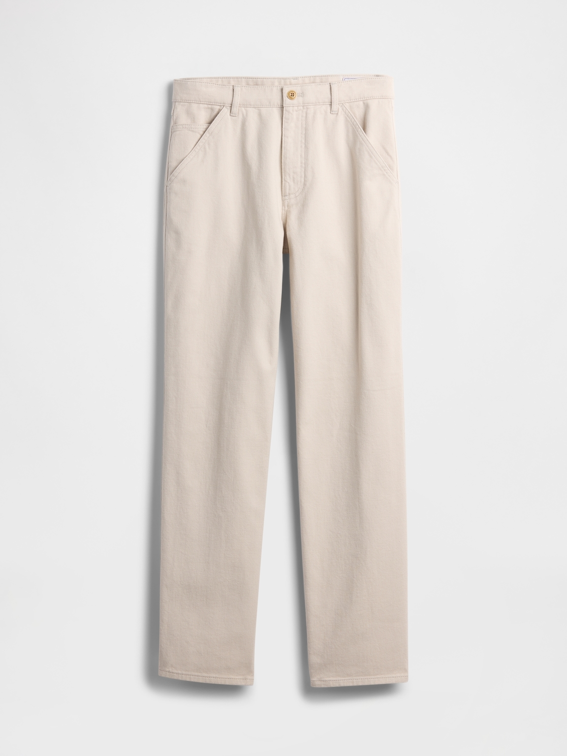 Relaxed Straight Utility Khakis