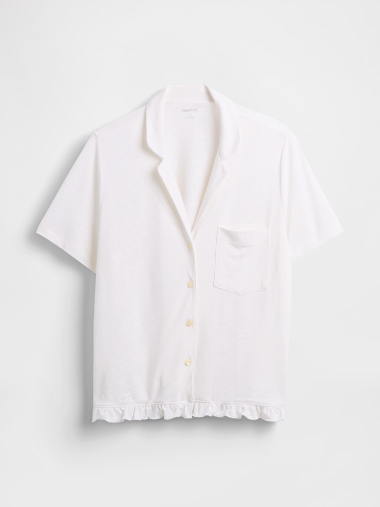 Ruffle PJ Shirt