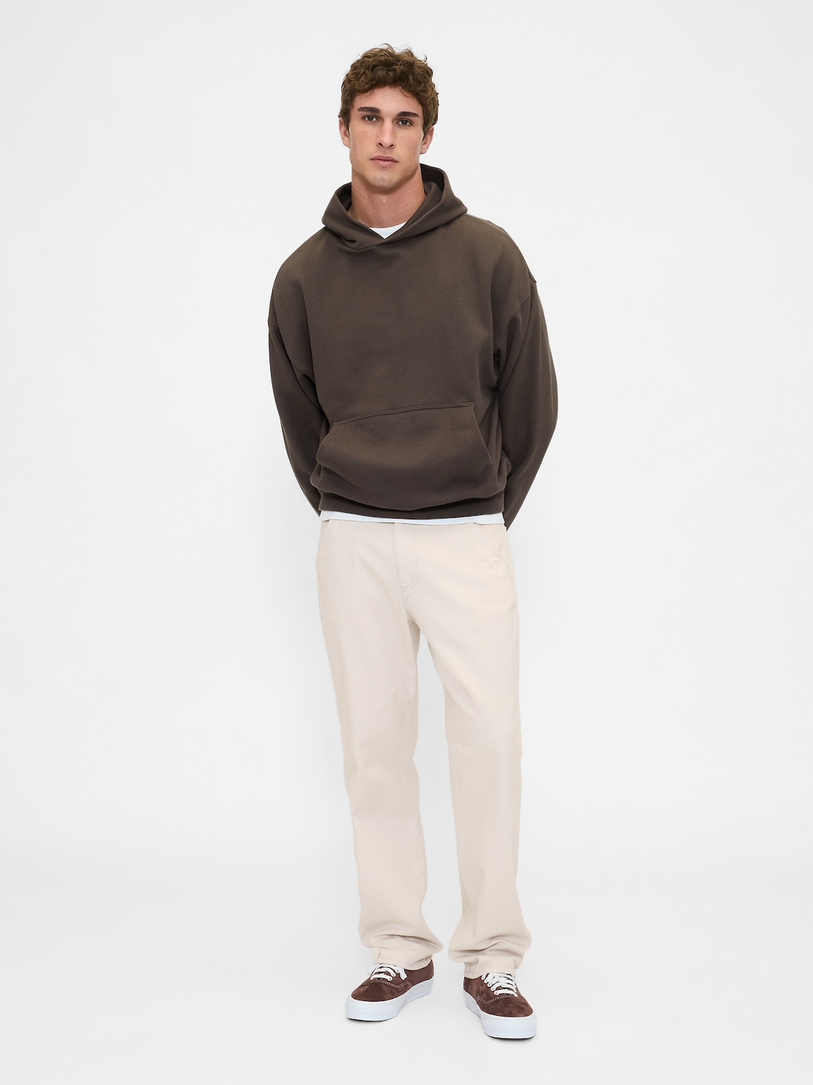 Relaxed Straight Utility Khakis