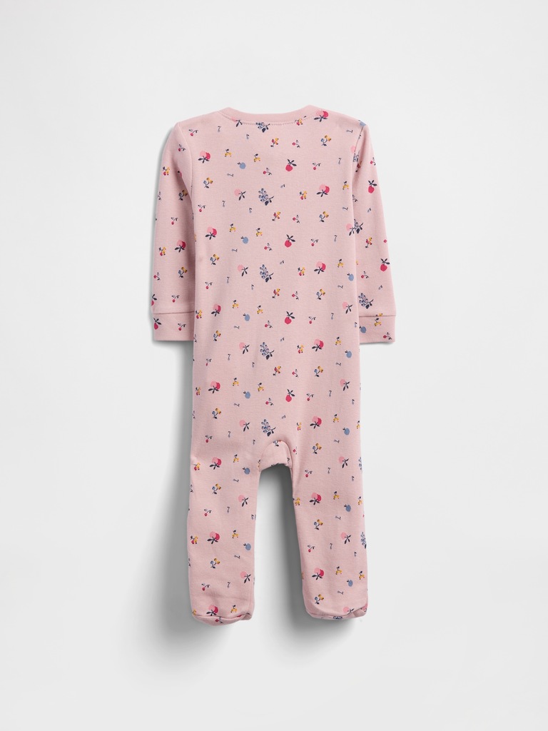 Baby Print Two-Way Zip One-Piece
