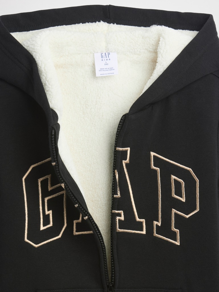 Kids Gap Logo Sherpa Hoodie