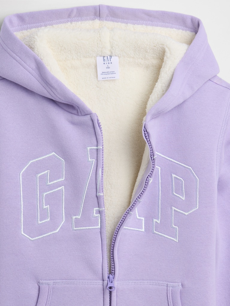 Kids Gap Logo Sherpa Hoodie