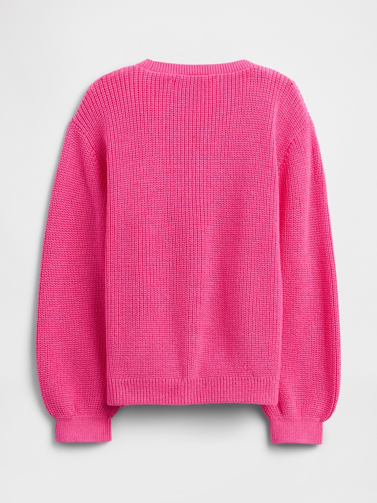 babyGap Shaker-Stitch V-Neck Cardigan